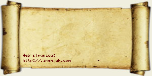 Nada Balzamović vizit kartica